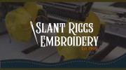 Slant Riggs Embroidery
