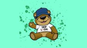 Logobear 1 Hour T-Shirt Print & Embroidery