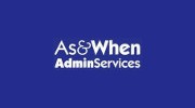 As & When Admin Services