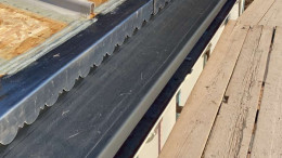 Pitched flat roof grp