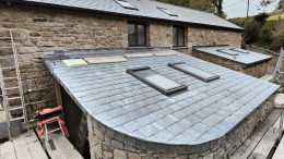 Slate modern roof